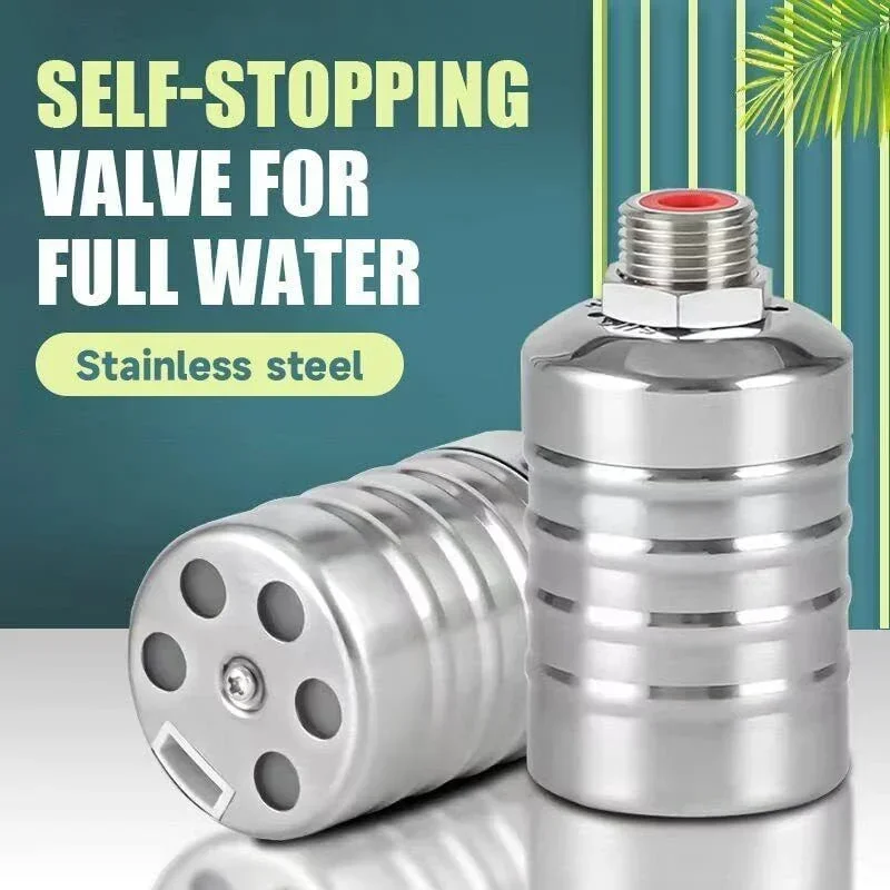 304 Stainless Steel Float Ball Valve Fully Automatic Water Level Controller Float Valve For Water Tower Tank Kitchen Faucet