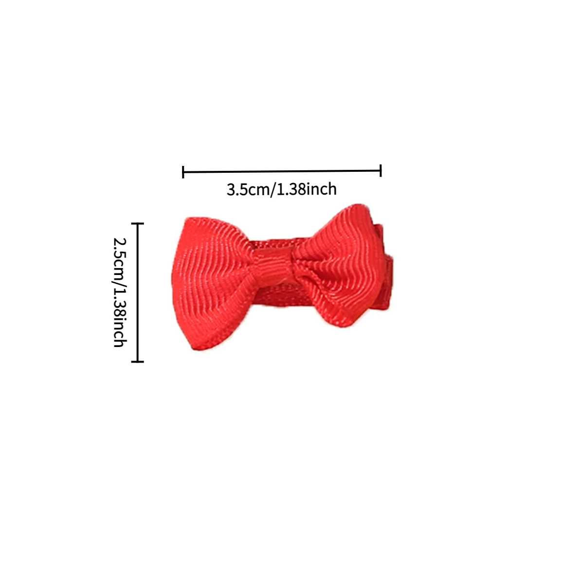 18/25/28 Pieces of packaging cloth bow hair clips, cute girls' hair clips, versatile candy colored women's hair clips