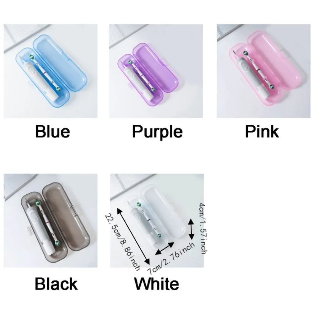 Plastic Electric Toothbrush Case Dust-proof Moisture-proof Toothbrush Storage Box Lightweight Toothbrush Protective Cover view 6