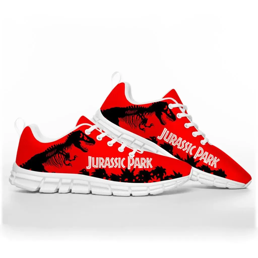 Dinosaur World Cartoon Jurassic Park scarpe sportive uomo donna adolescente bambini bambini Sneakers scarpe da coppia personalizzate di alta qualità