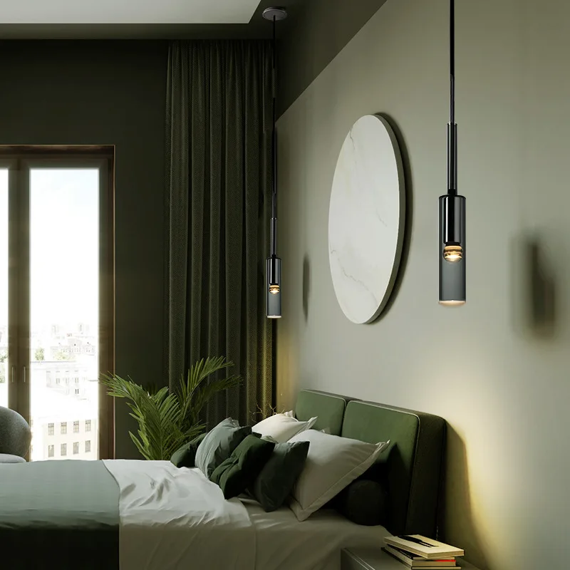 

YEBMLP Modern Glass Pendant Lamp Indoor Hanging Lamp Dining Table Chandelier Kitchen Island Light Living Room Cafe Decor Light