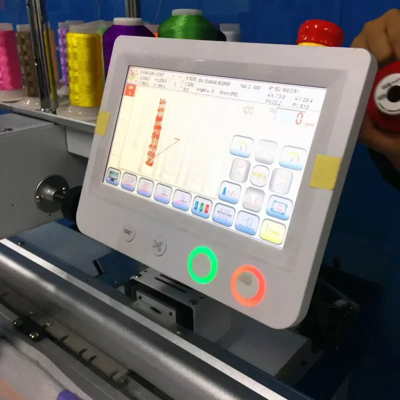 Best-Selling Chinese Single 12 Needles Embroidery Machine New Computerized Best Motor Engine Gear Bearing Shipped Russia