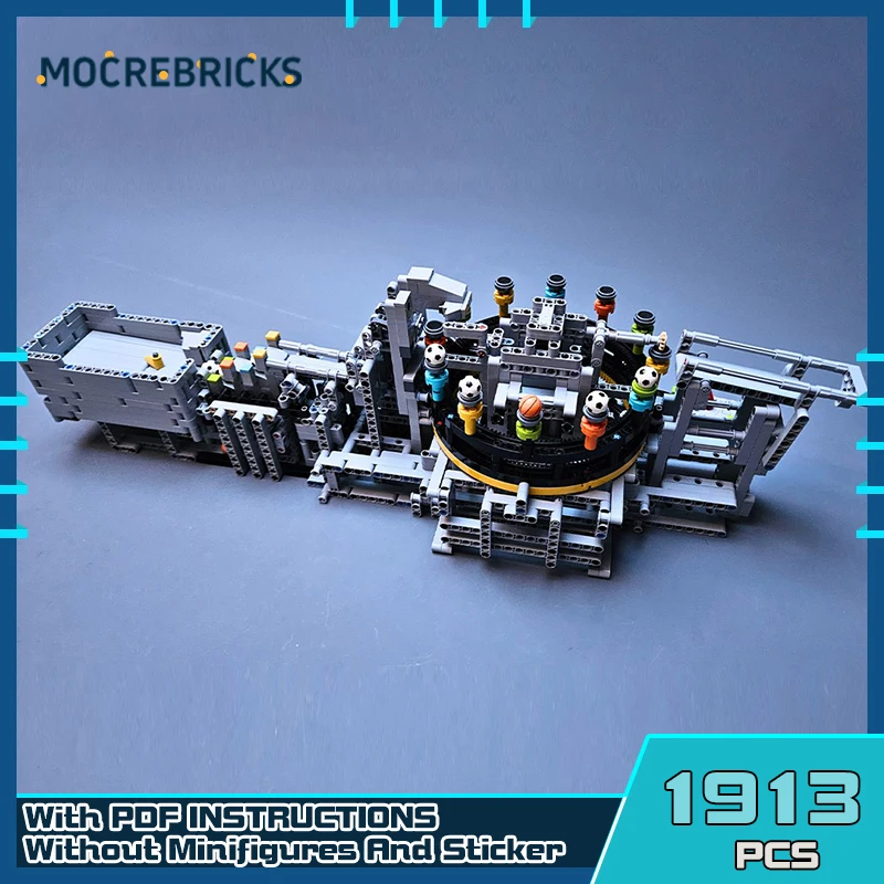 

GBC Ball Rolling Machine 27 MOC Building Blocks Module Assembly Model Creative Technology Bricks Toys Xmas Gifts