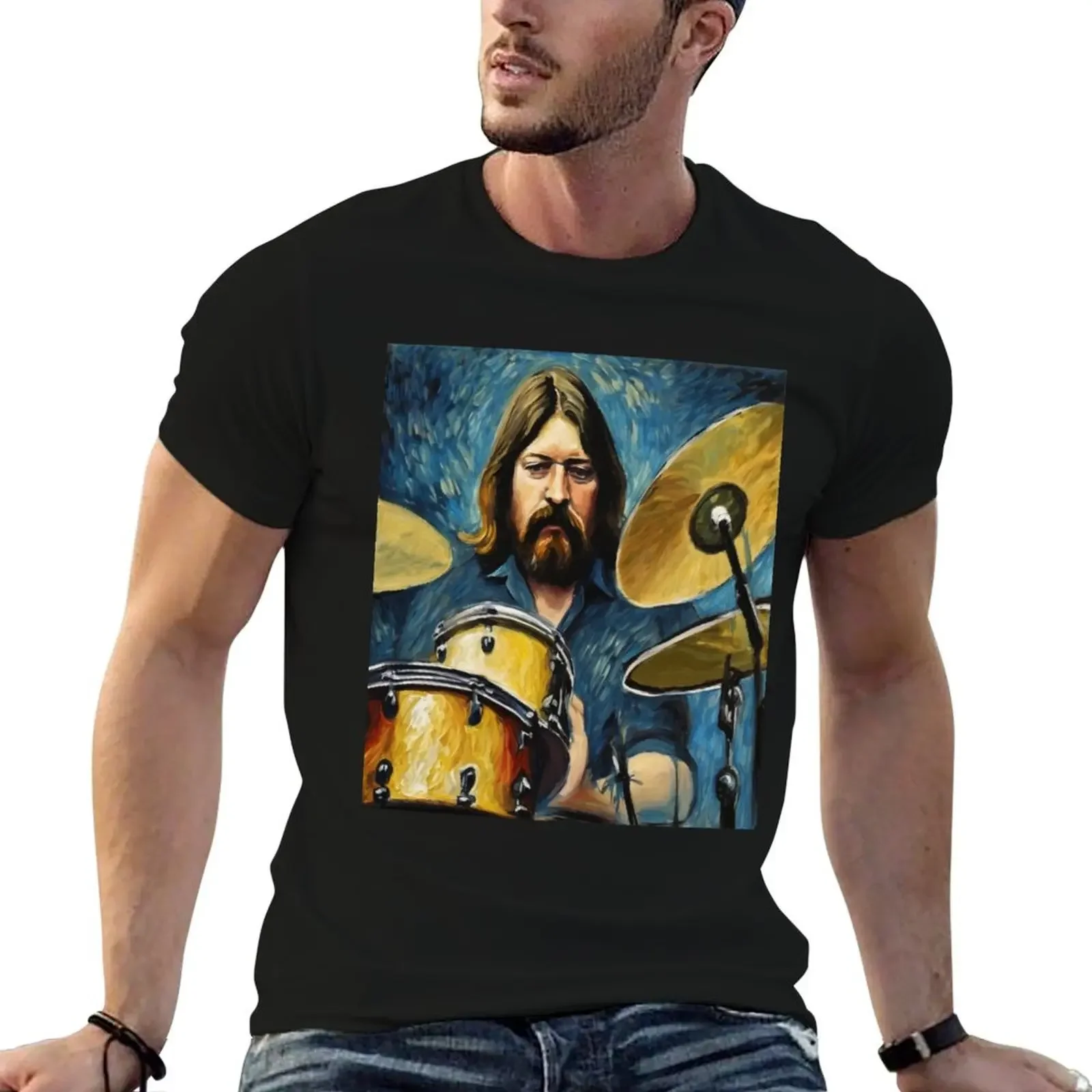 Bonzo's Thunderous Beats: John Bonham on Drums T-Shirt Blouse cute clothes mens fashion