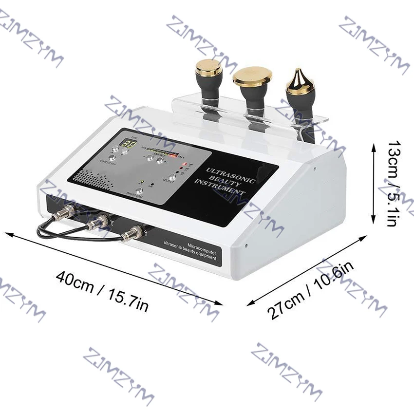 Draagbare ultrasone gezichtslift stimulator Schoonheidsinstrument 1 MHz behandeling Huidverzorging Gezichts-anti-aging gezichtsmassager