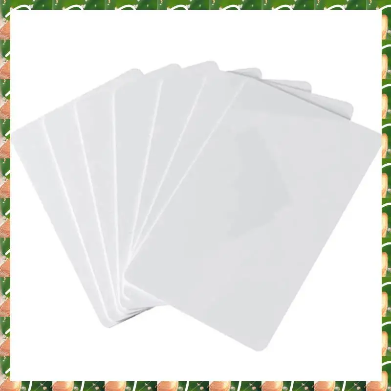 JAJA S50-Compatible 50Pcs 13.56Mhz White Card IC Contactless Proximity Attendance Access Control Cards