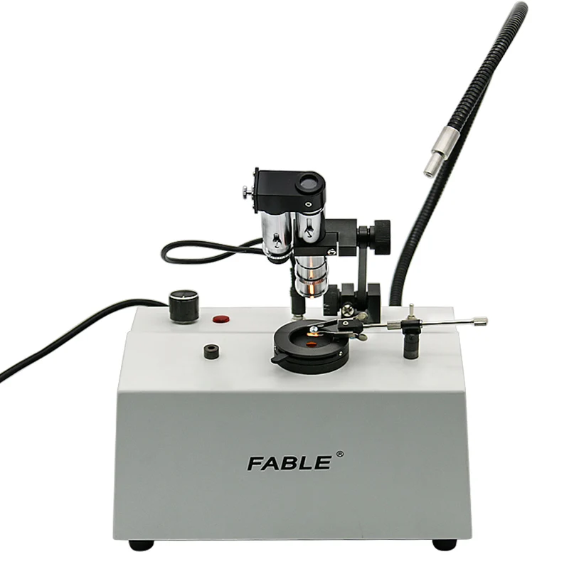 N Fable Brand Gemological Jeweller Gemstone Prism Spectroscope With Scale And Dual Light Source Adjustable