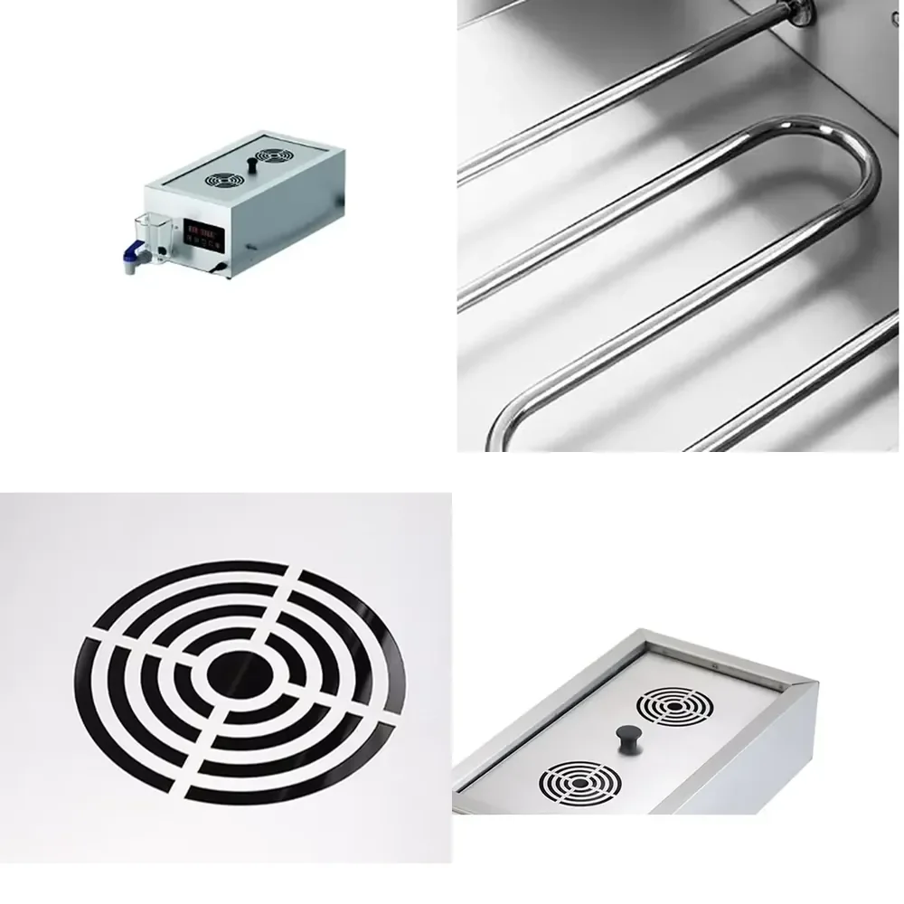 2026 Hot！ Modern 220V Commercial Stainless Steel Electric Steamed Buns Furnace 2-Hole Table Kitchen Equipment for Hotels