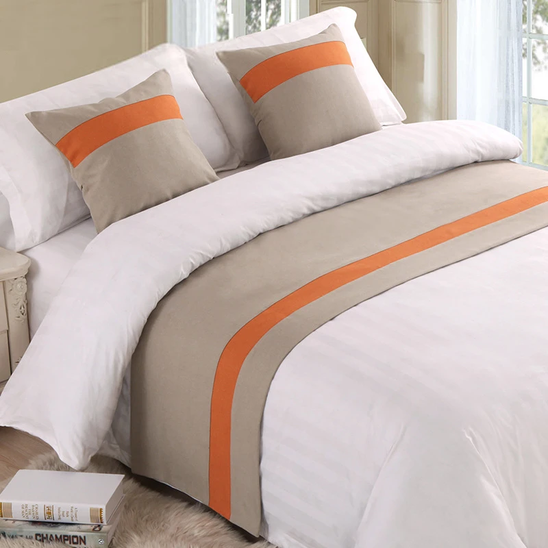 

Minimalist Bed Flag Bed Runner For Home Hotel Wedding Decoration Bed Spread Bedroom Decor Bed Tail Flag Covers