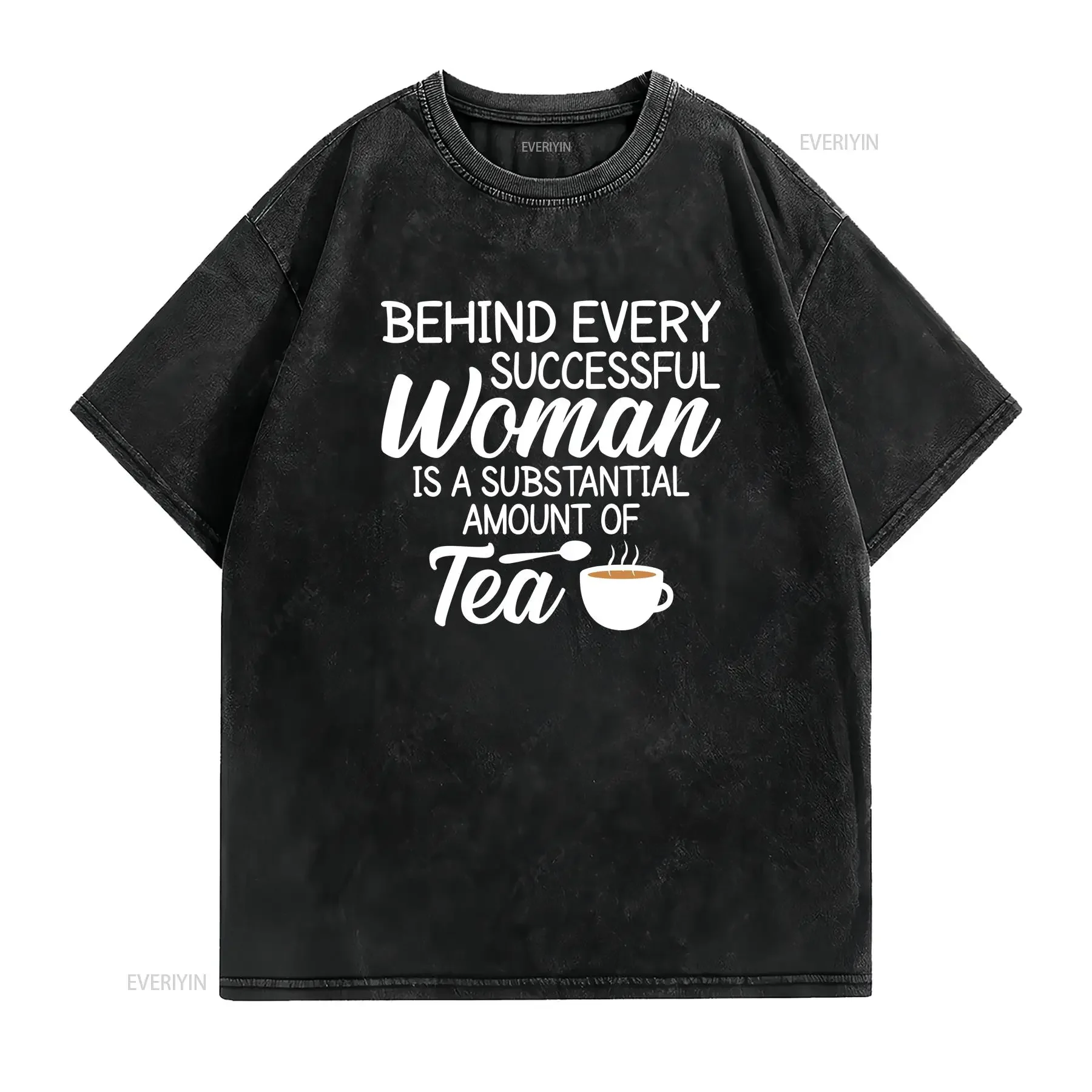 Tea s For Women Party T shirt High Favour Lover AddicT Funny SweaT Cup Of vintage Washed fashion Comfortable Stylish homme
