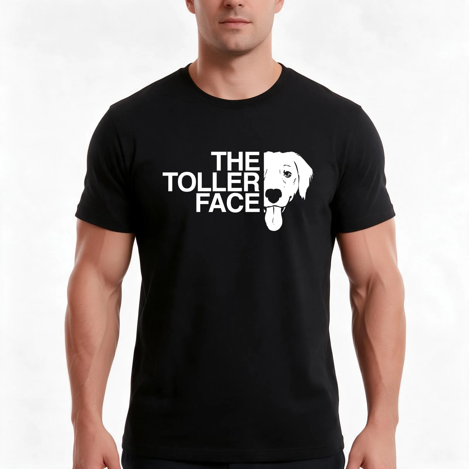 Novia Scotia Duck Tolling Retriever The Toller Face T-Shirt Summer Casual Cotton Tee Oversized Streetwear Tops 100% Cotton