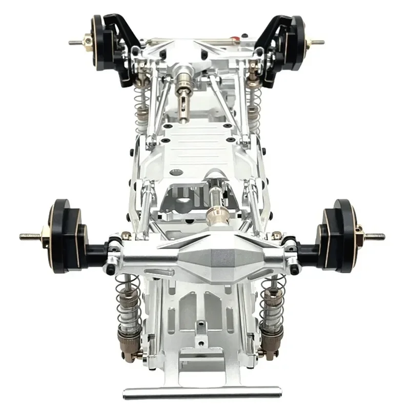 Gefreesde aluminium portaalas voor MJX 1/12 H12Y H12Y+ H12P chassis upgrade-onderdelen