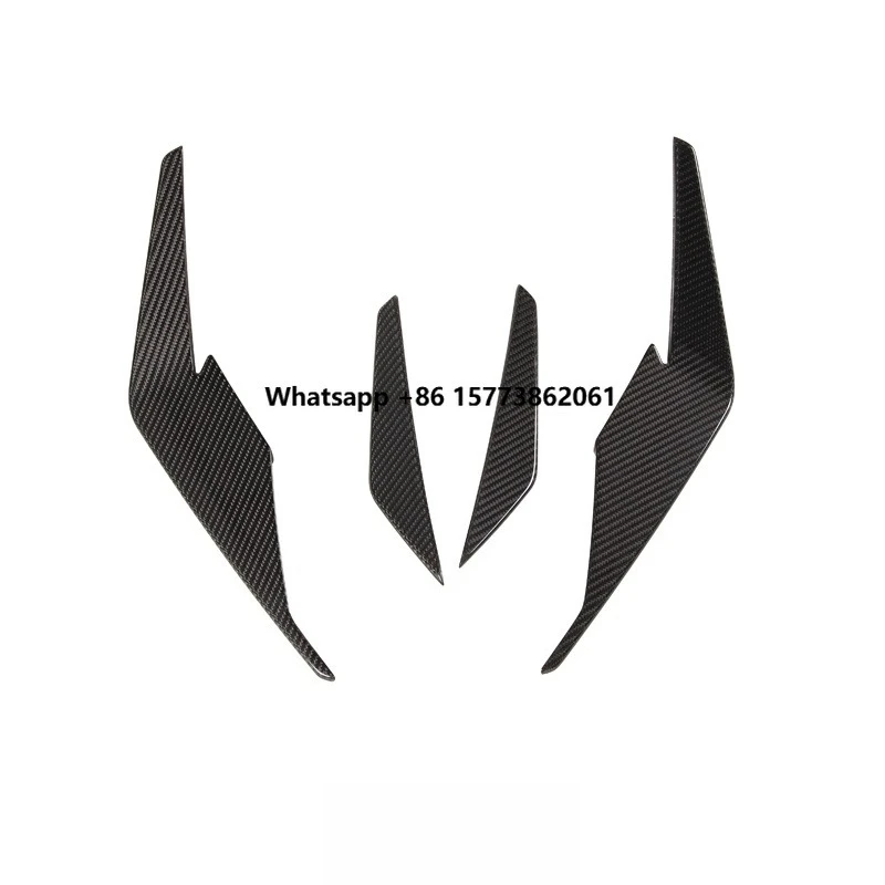 GT Style Carbon Fiber Parts Bodykit Front Canards for R8 2019 - 2023