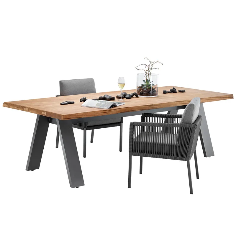 

Outdoor rattan chair hotel courtyard villa furniture casual coffee table sofa combination