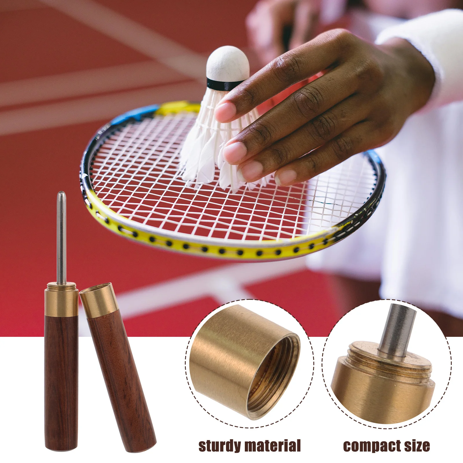 

Stringing Machine Tool Badminton Threading Awl Tennis Fixing Tool Racket Stringing Fixator Sports Racket Maintenance