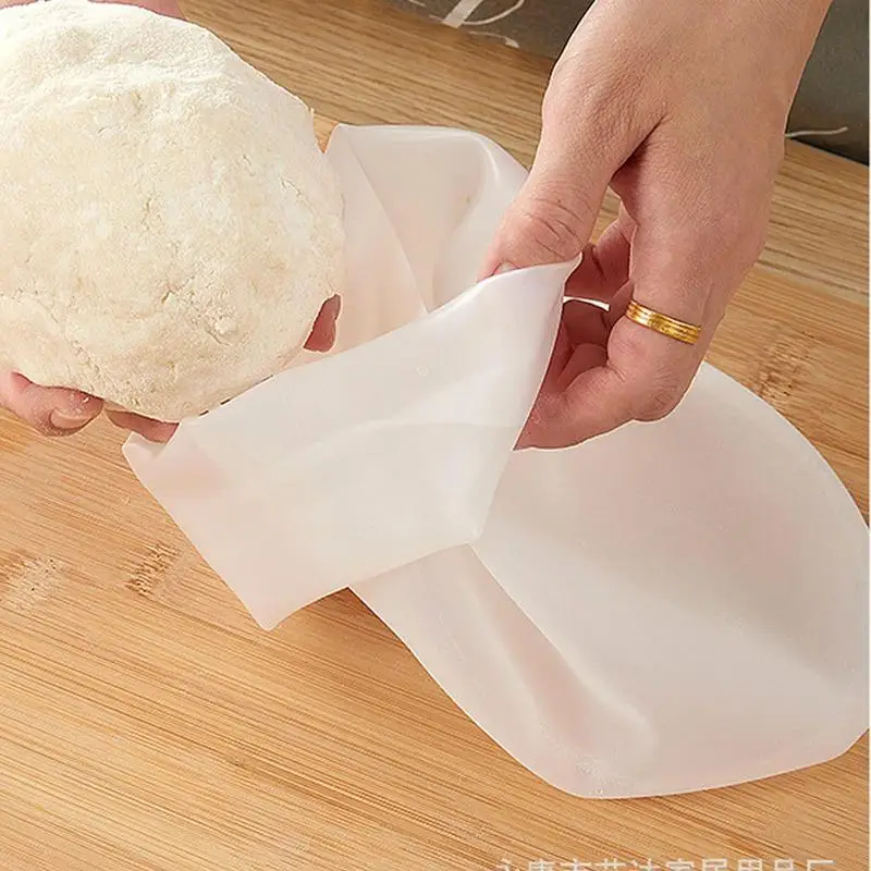 Silicone Dough Kneading Bag Non-Sticky Home Bakers Bread Making Pastry Pizza Basking Tool Wake Up Noodle Auxiliary Food