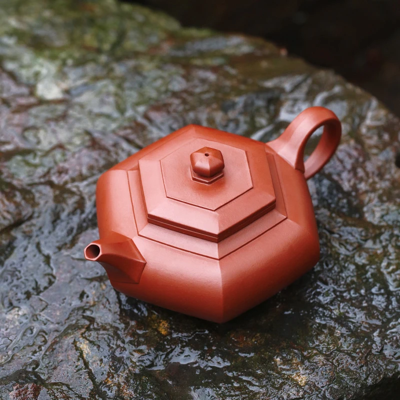 Canghu Tianxia Yi Purple Clay Pot Pure Handmade Tea Raw Mine Dahongpao Kung Fu Set Square Tool Dabin Six Directions