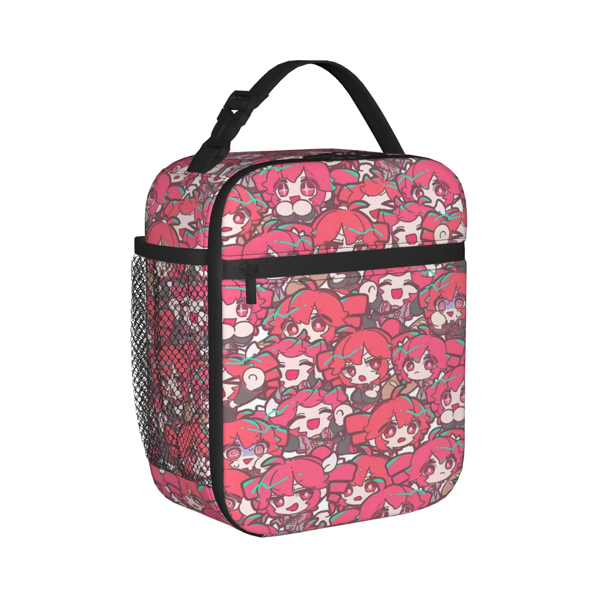 Kasane Teto Lunch Bag  Picnic Lunch Box For Child Fun Graphic Tote Food Bags Oxford Portable Insulated Cooler Bag