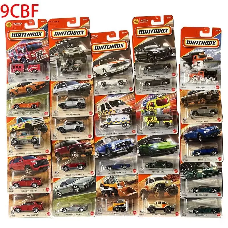 30782 City 2026 Matchbox Hero Series Pierce Volterra Ev Land Rover Defender 90 Porsche 911 Targa 1/64 Coches de juguete de metal fundido a presión