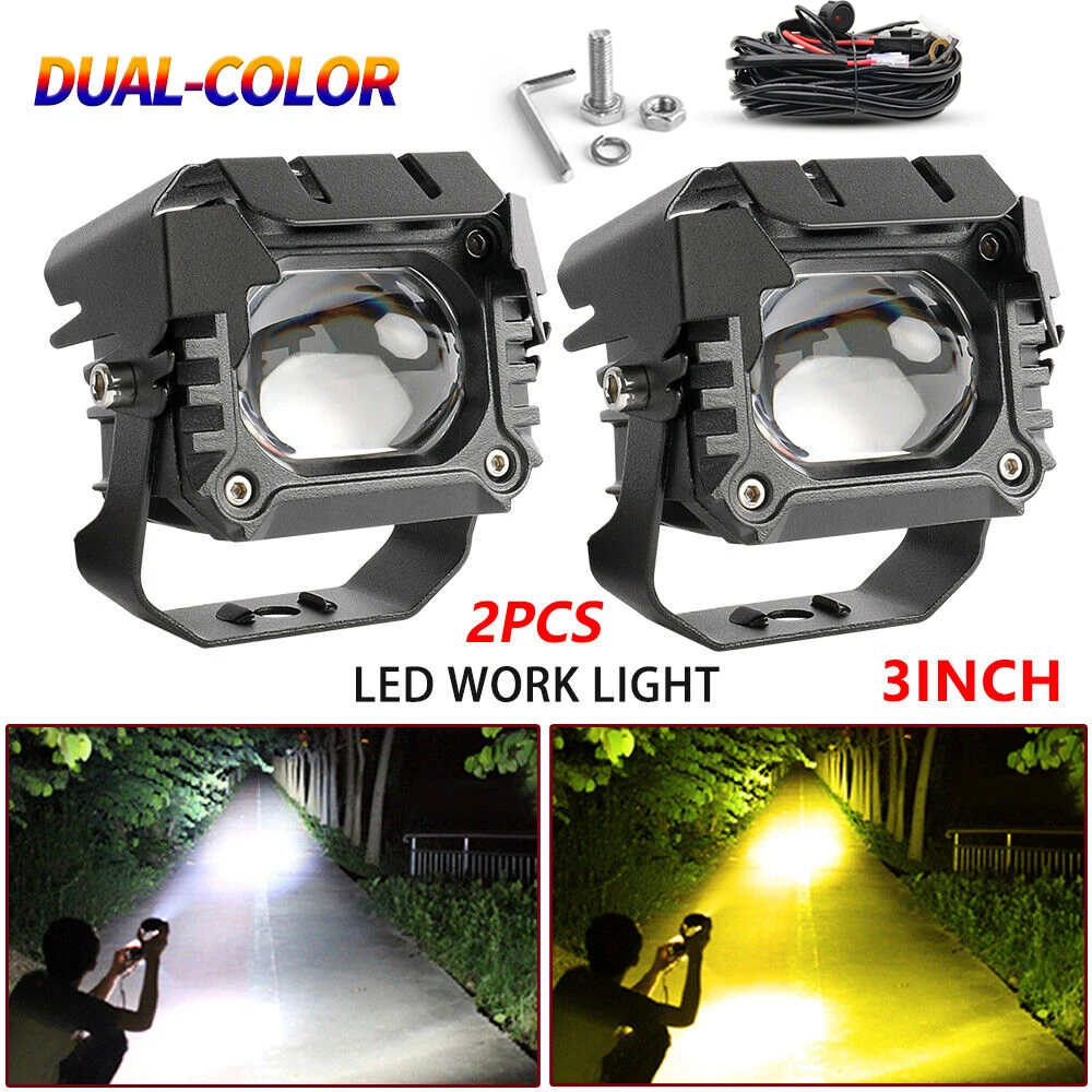 

HAOLIDE 12D Lens LED Flush Pods Work Light 4x4 OffRoad 16000LM Spotlight 12V 24V High Power Truck ATV UTV Boat Driving Fog Lamp