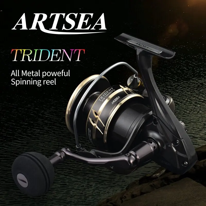 artisea carretel para a pesca de agua salgada carretel giratorio feito de metal agua salgada agua salgada sw8000 sw10000 max arrastar 30kg novo 01