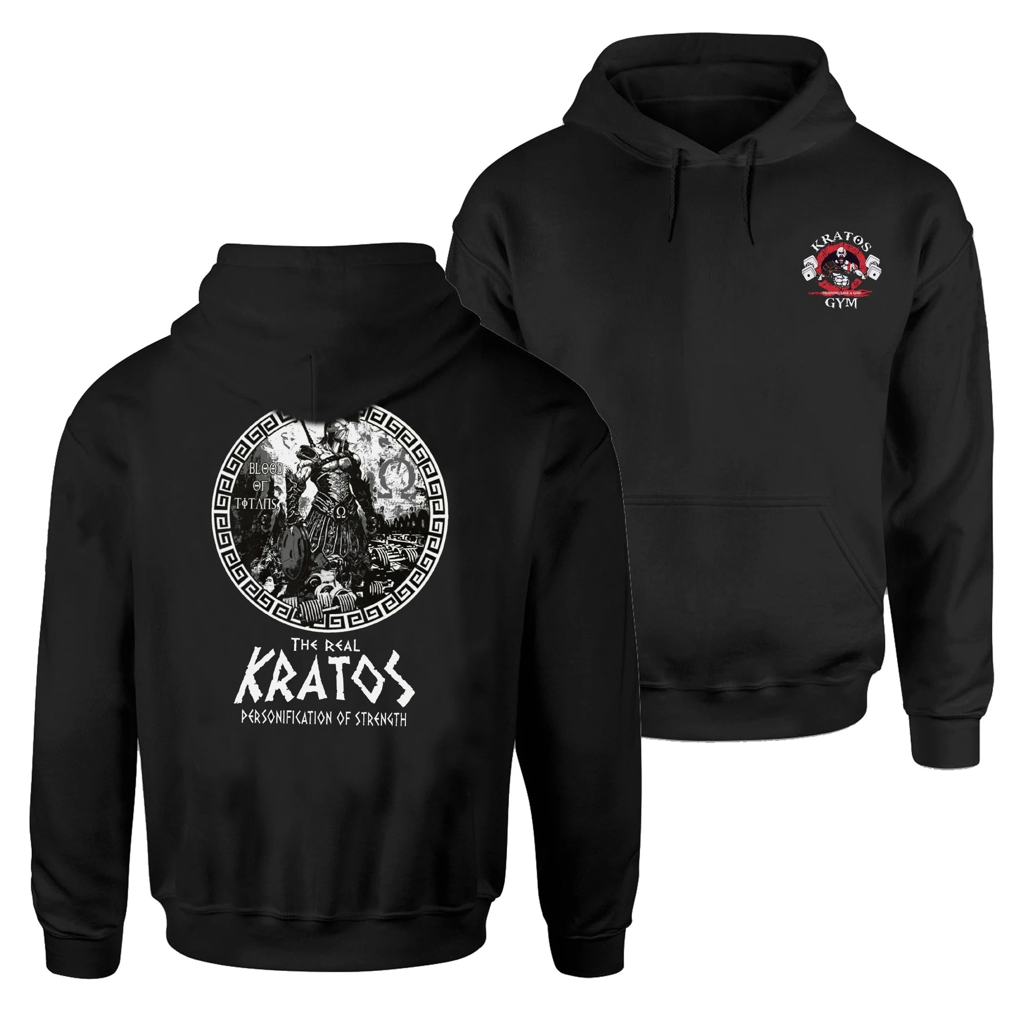 Novelty Kratos Deadlifter Gym Fitness Muscle Training Pullover Hoodie New 100% Cotton Casual Mens Sweatshirts Fashion Streetwear