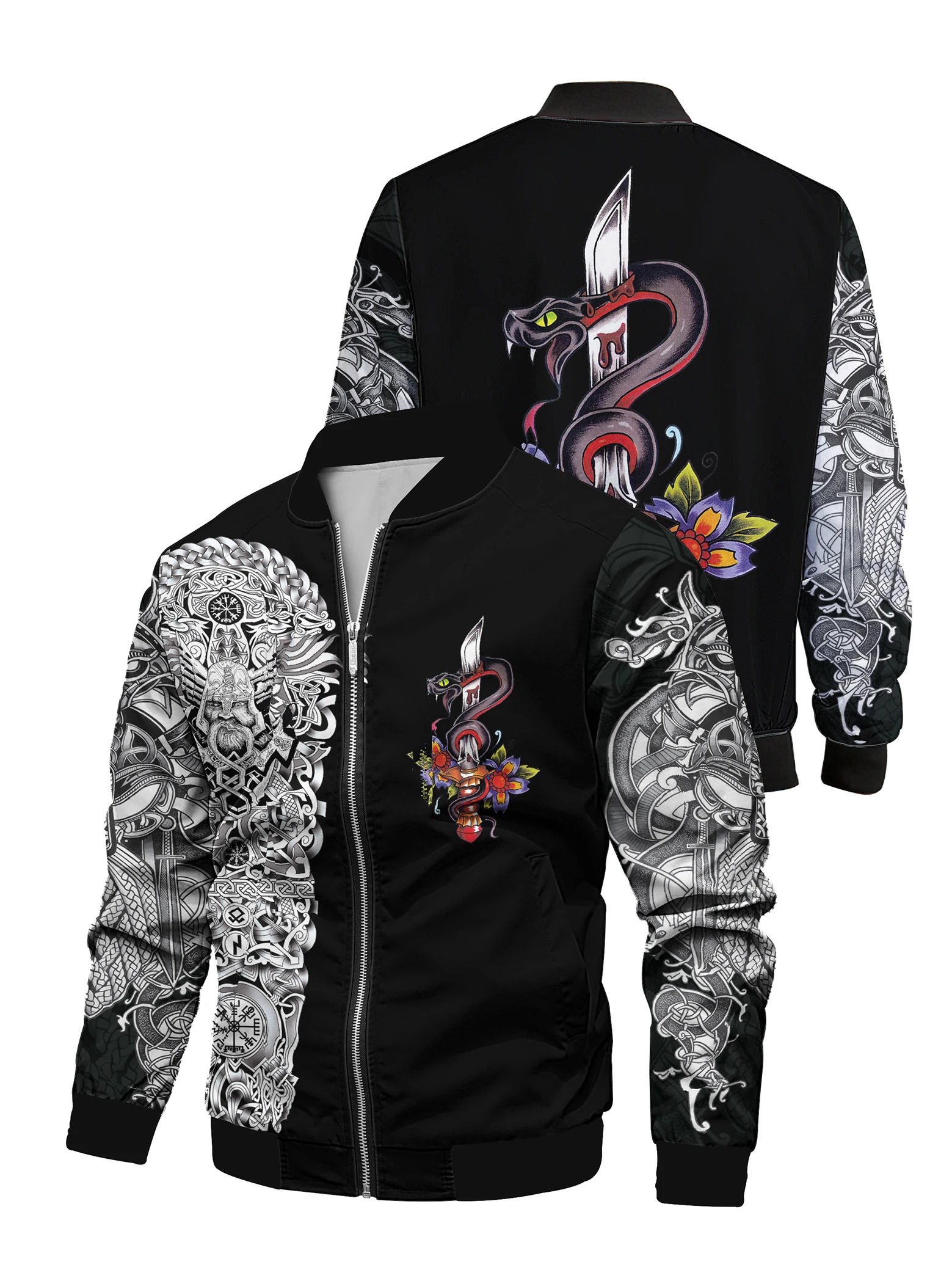 Moda digital impresso solto jaqueta de beisebol roupas americanas primavera e outono masculino casual cena festa hip-hop topo