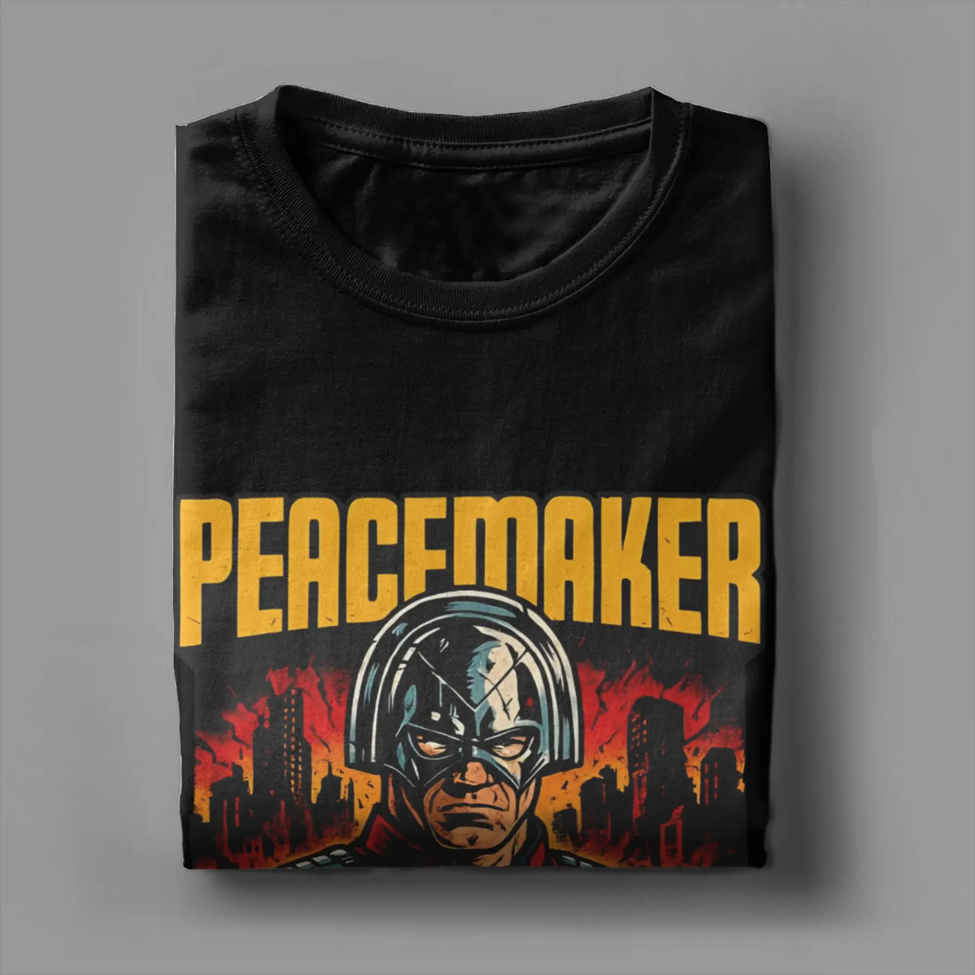 الرجال النساء صانع السلام تي شيرت الملابس القطنية الخالصة خمر قصيرة الأكمام Crewneck تي شيرت الجرافيك المطبوعة تي شيرت #5