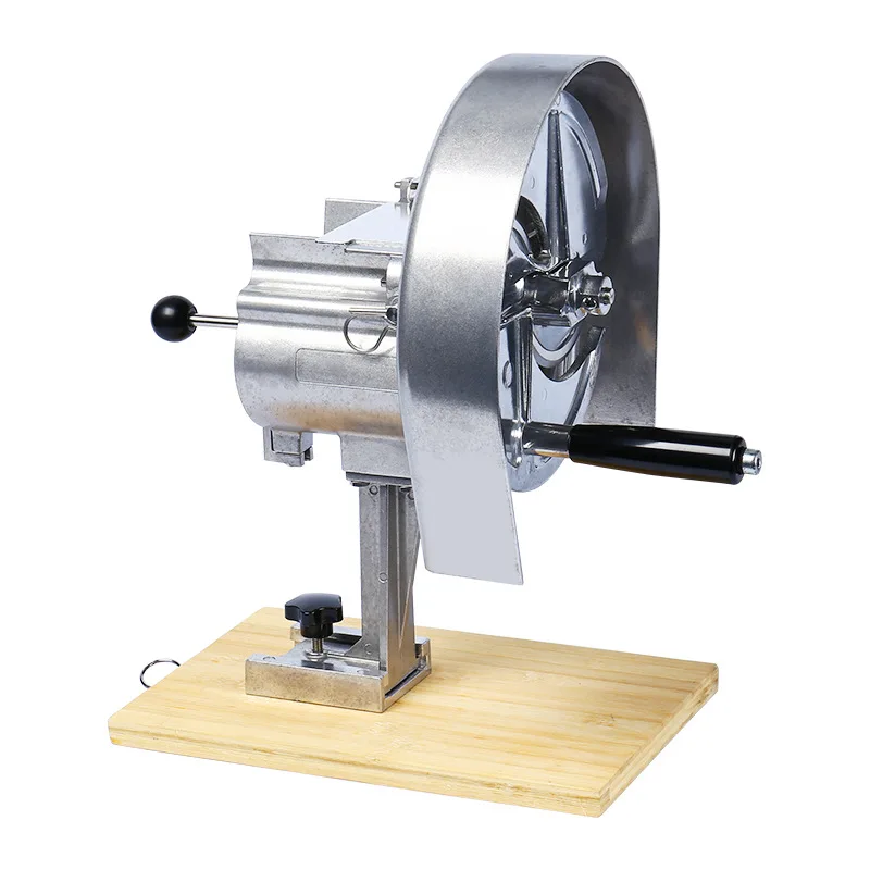 

Stainless steel fruit and vegetable slicer commercial household hand crank fruit potato lemon slicer