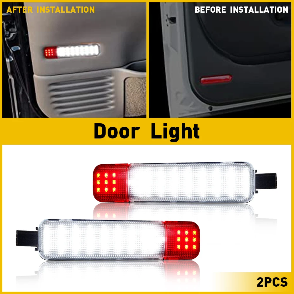 

2X светодиодные боковые дверные лампы для Cadillac Escalade Hummer Chevrolet Silverado Avalanche Suburban Tahoe GMC Sierra Yukon