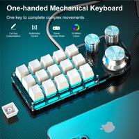 Programmable RGB Macropad - Bluetooth 5.0 Hot-Swap Mechanical Keypad for Photoshop/Drawing /Gaming (Customizable Macro Keyboard)
