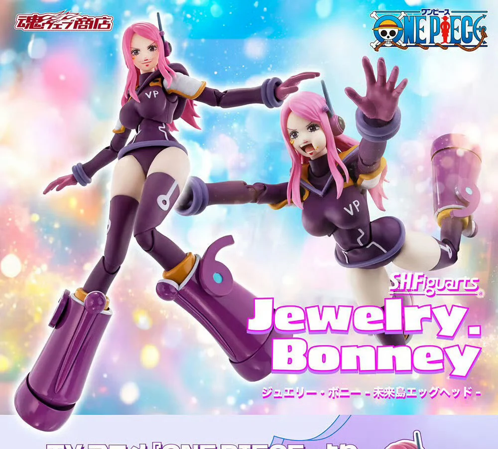 

Pre-sale Bandai September S.H.Figuarts SHF One Piece Jewelry Bonney Island Egghead Anime Action Figure Model Toys