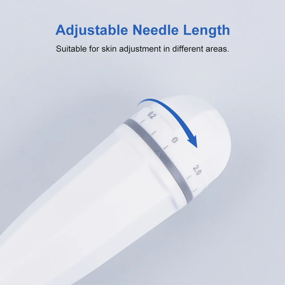 1-10pcs Adjustable Titanium Stamp Derma Roller Face Roller Beard Growth Massager Scalp Massage 120pins Microneedling Skin Care - view 2