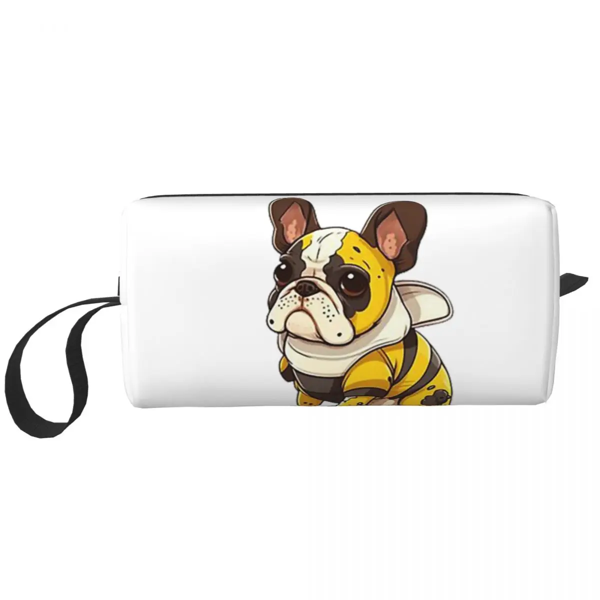 

Frenchie The Bee French Bulldog Pencil Cases Large Capacity Pen Bags Pen Box Pencil Pouch For Boys Girls Stationery Makeup Bag