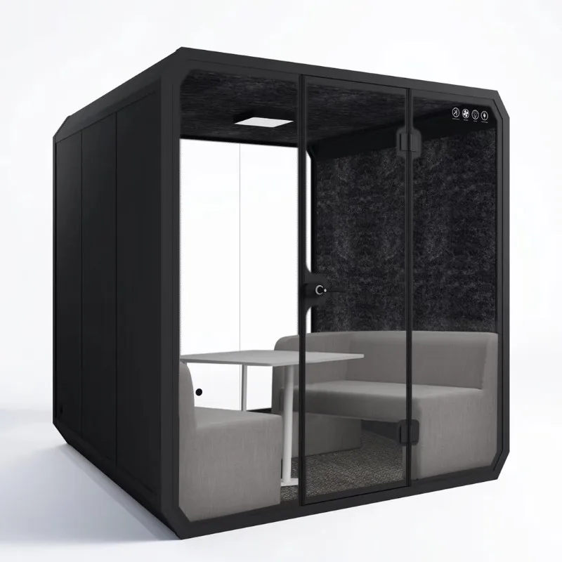 Sound Proof Telephone Booth Work Privacy Meeting Booth Soundproof Pod Acoustic Booth