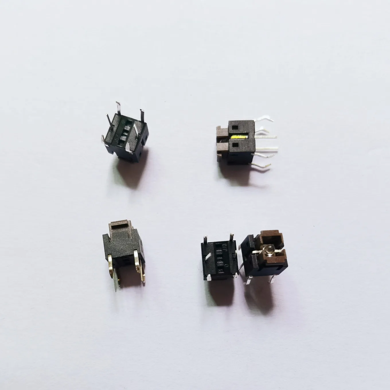 Original new 100% TLL-62BY-S-V-B touch switch 6*6*7.5MM with lamp key orange lamp yellow LED TLL-62BBA-S-V-B blue light