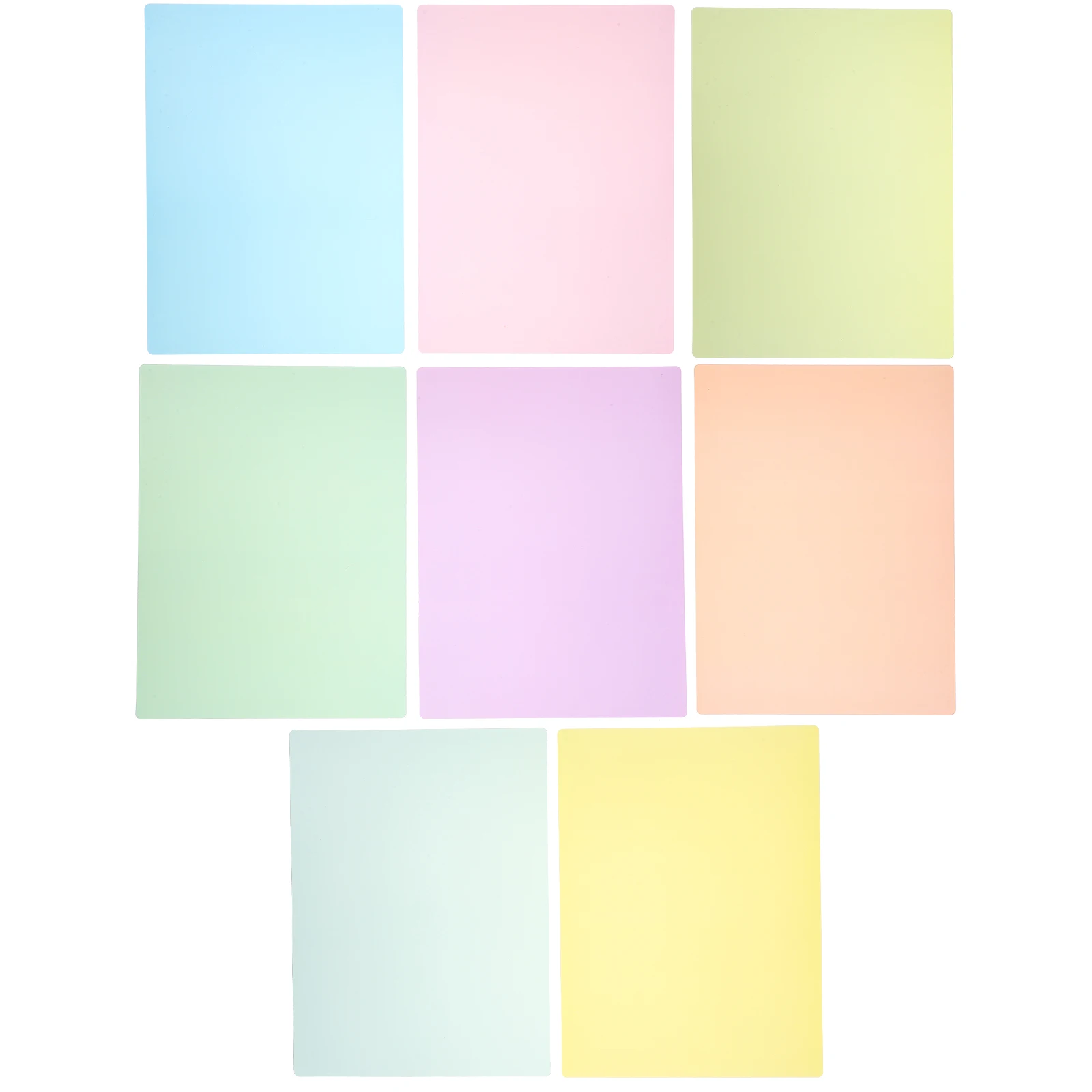 

8pcs Guided Reading Highlight Tracking Strips Colored Overlays Bookmarks For Transparent Reading Tools Sentence Strips