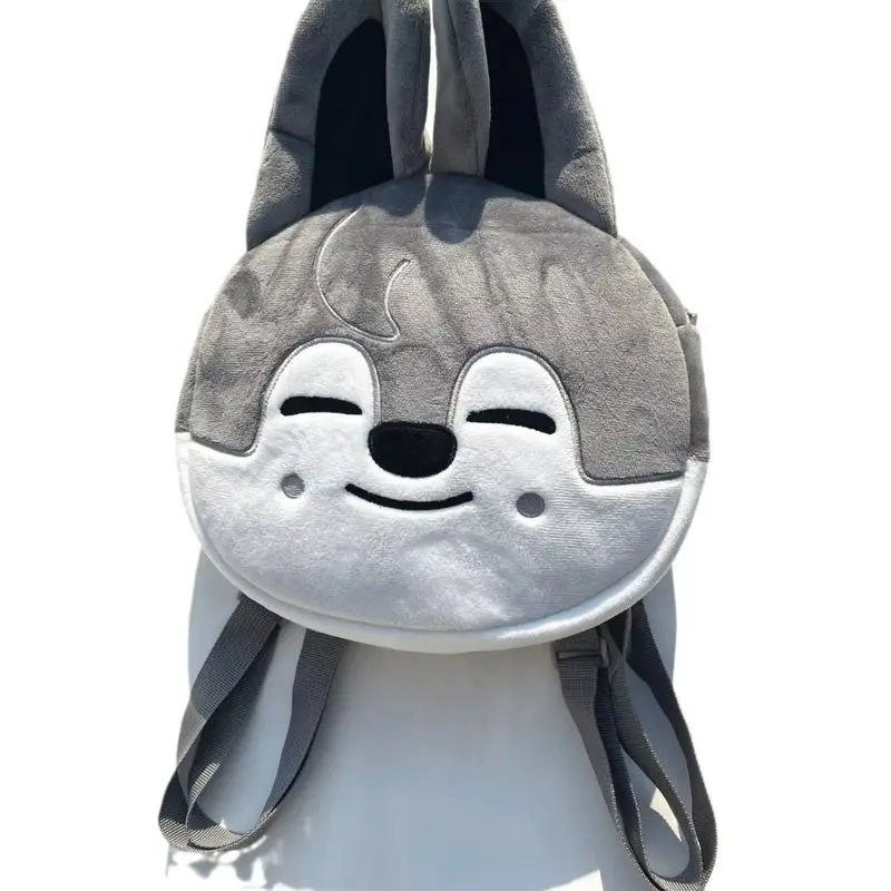 Skzoo Cartoon Stuffed Animals Plush Backpack Korean Wolfchan Leebit Dwaekki Hanquokka Jiniret Bbokari Stray Kids Fans Gift