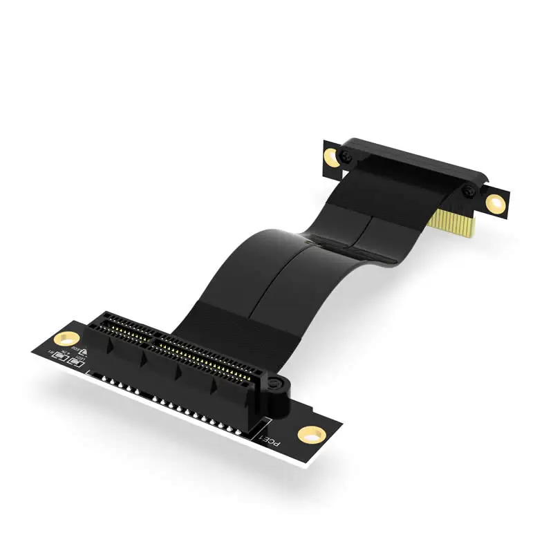 PCI Express PCI-E 4X Adapter Riser Card 90 Degree Converter Card for  Server Chassis Computer PCI-E 3.0 X4 TO X4 1X Riser 90-90