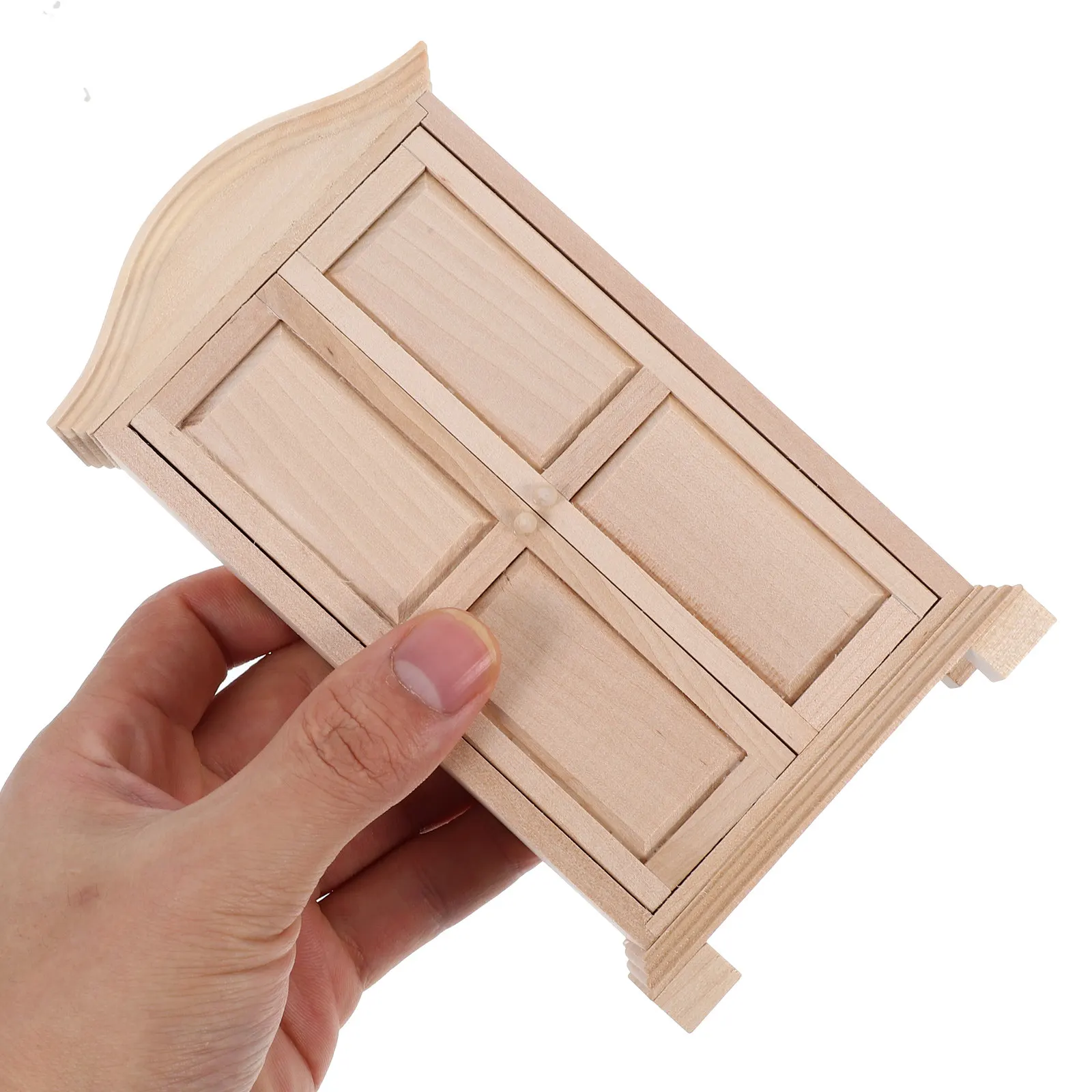

Mini Wooden Bookcase Cabinet 1:12 Scale Mini House Furniture Decor Miniature Storage Cabinet for Dollhouse Layouts Exquisite