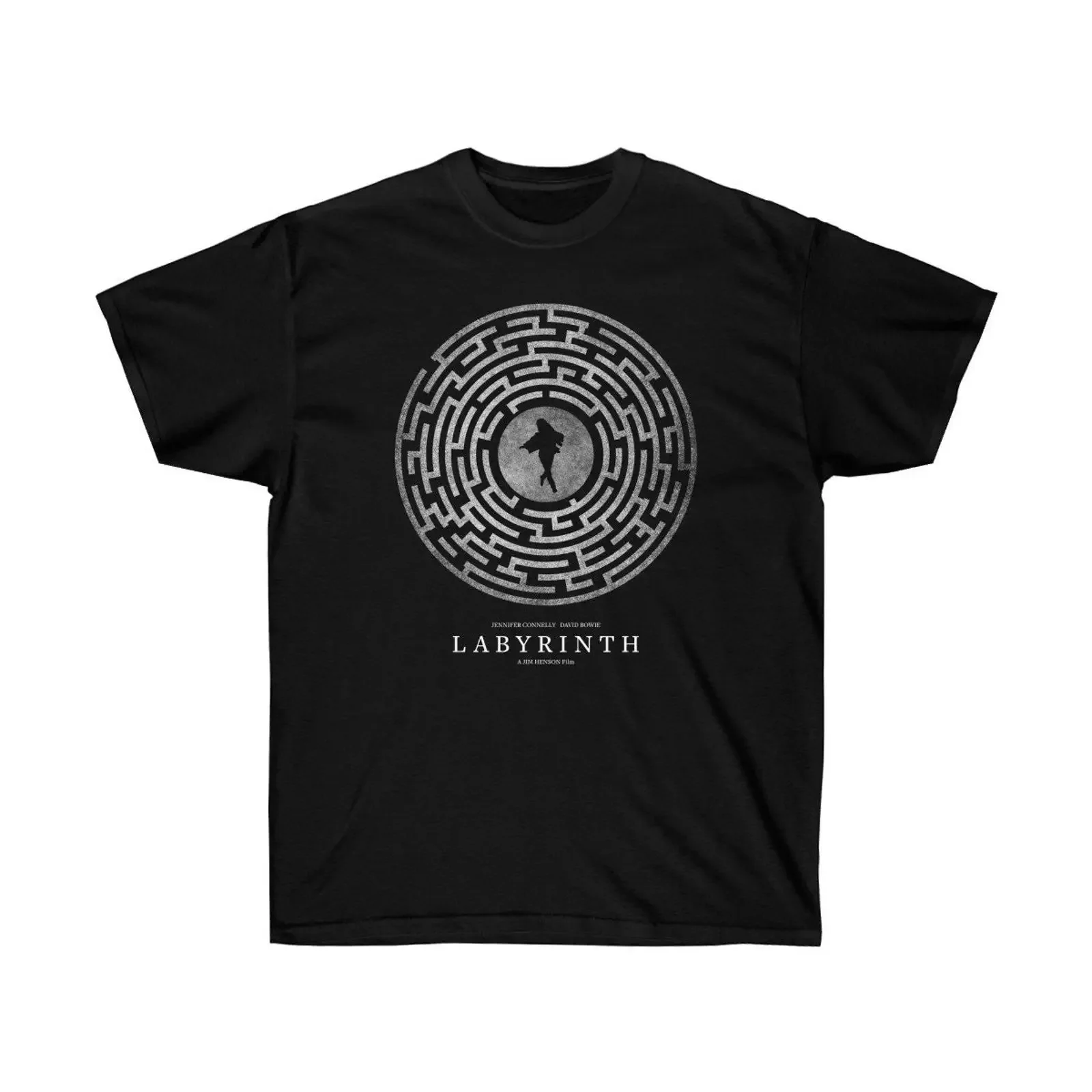 Labyrinth Movie T Shirt  vintage Washed Slightly Comfortable Top For Everyday Wear homme Unisex Breathable designer clothes