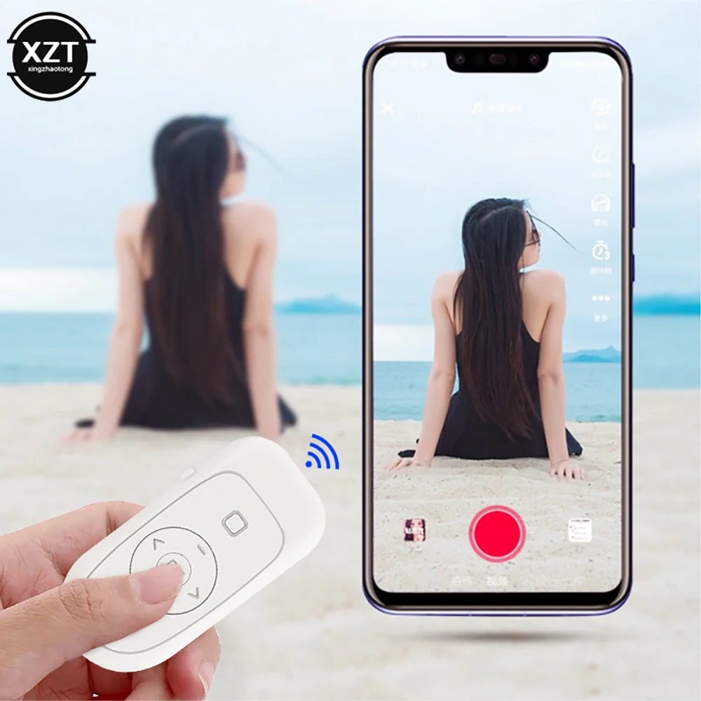 Multifunctional Bluetooth-compatible Remote Control Celebrity Remote Photo For Take Pictures Video E-book Games For Ios Android
