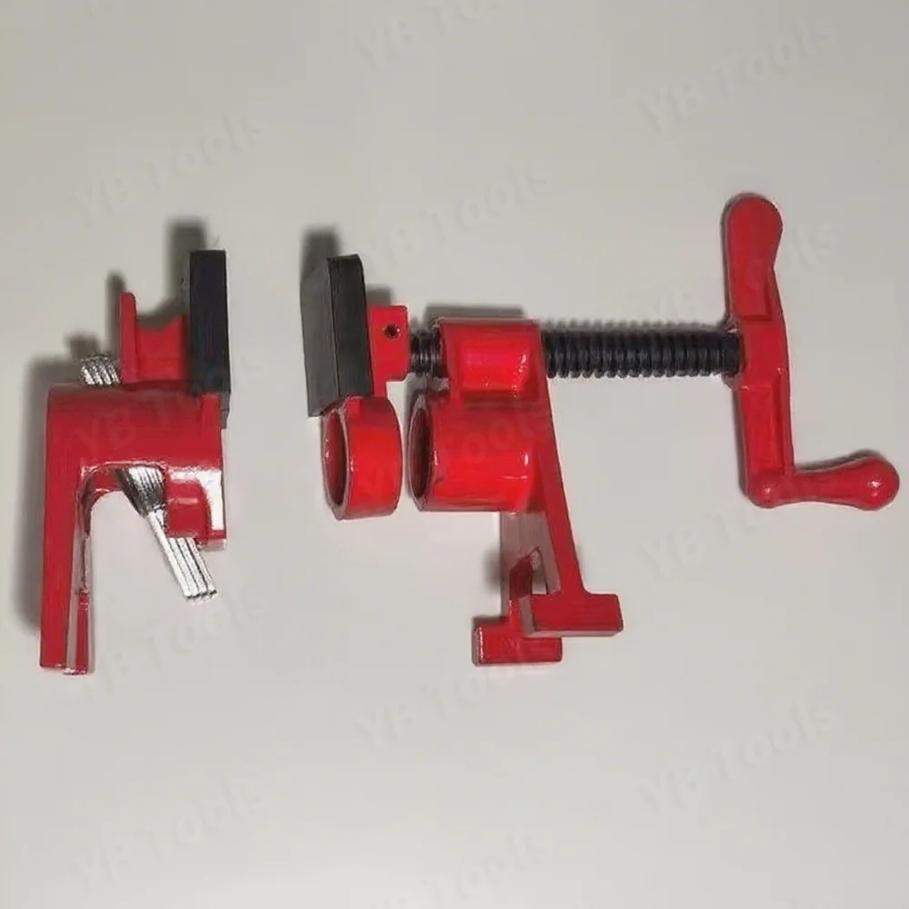 

Сверхмощный плотницкий приспособление, 3/4 дюйма, набор зажимов для труб для склеивания древесины, профессиональные зажимы для деревообработки, чугунный прочный крепежный инструмент