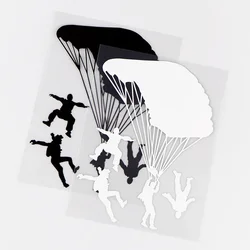 Car Sticker Extreme Sports Parachute Skydiving Decals Accessories Anime Stickers Sunscreen and Waterproof Products Stylish, PVC