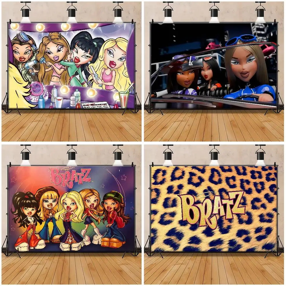 B-Bratz-R-Rocks Hintergrund für Fotografie, Hase, Ostereier, Vintage-Holzbrett, Kindergeburtstag, Party-Dekoration, Hintergründe