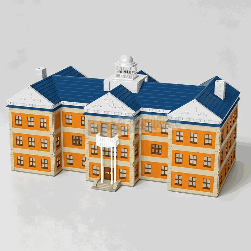 15805PCS Institut MOC Model Custom Puzzle Modular Architecture DIY Assembly Educational Creative Building Blocks Collection Gift