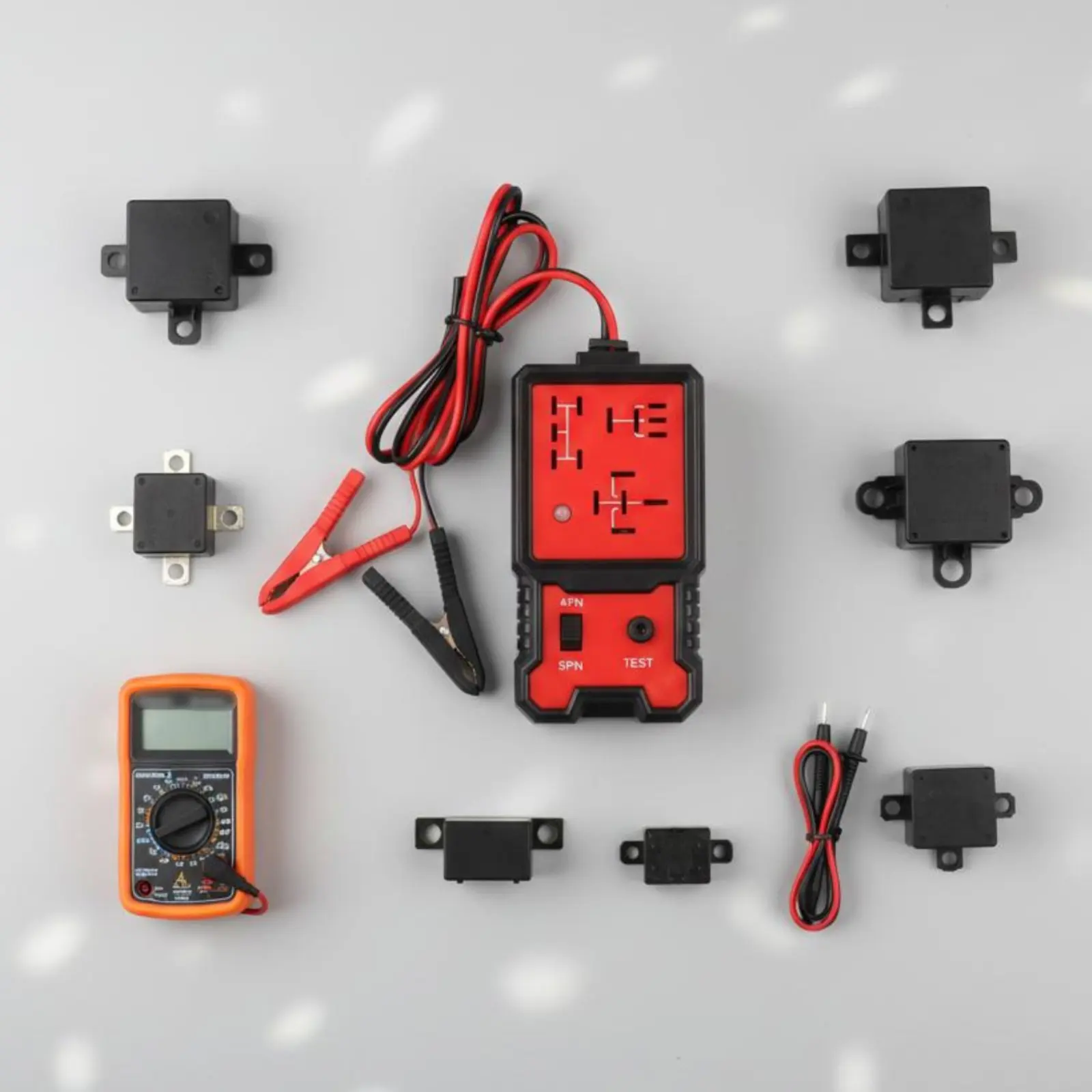 12V 24V Relay Tester Long-Lasting Automotive Relay Test Device Vehicle Tool Instant Results Safe Testing for Mechanics, Garage