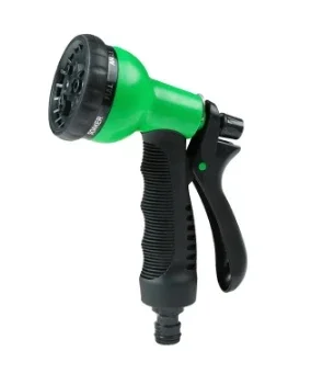 Garden Tools 8-Pattern Garden Water Hose Nozzle Gun Adjustable Portable Garden Water Spray Nozzle Gun 5PCS