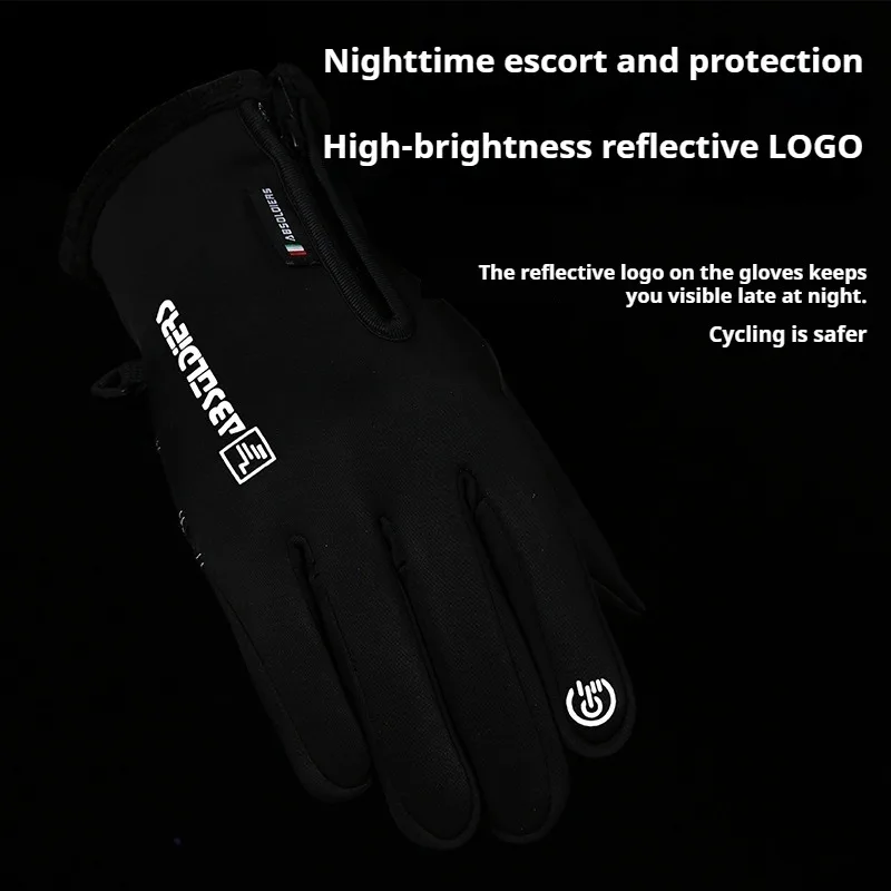 Зимние перчатки, водонепроницаемые, термостойкие, с сенсорным экраном, термоветрозащитные, теплые перчатки, для холодной погоды, бега, спорта, пешего туризма, лыжные перчатки