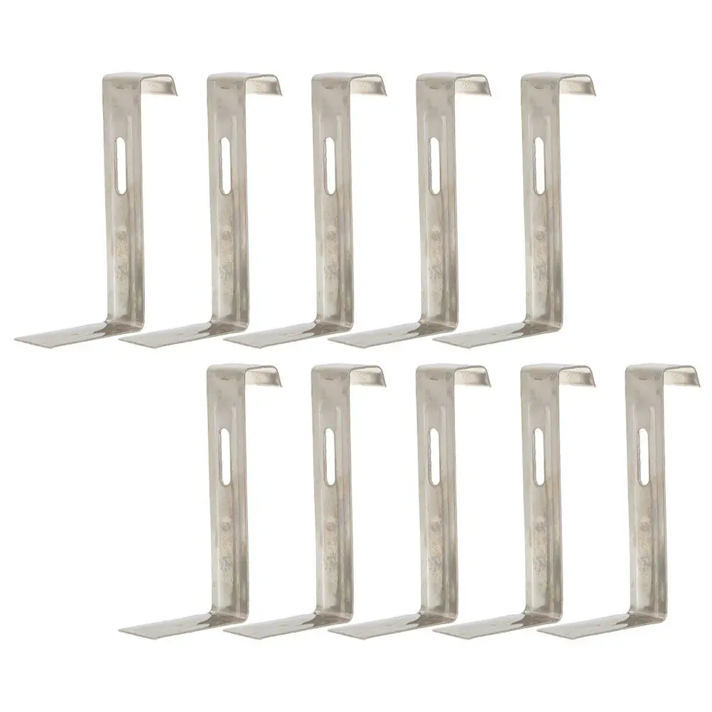 10pcs Strong Metal Roof Tile Clips – Non-Skid, Compact & Easy-to-Use Roofing Fixing Tools